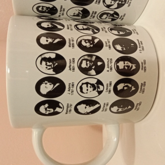 1990's Vintage 42 US President Coffee Mug Washington-Clinton - Picture 2 of 4